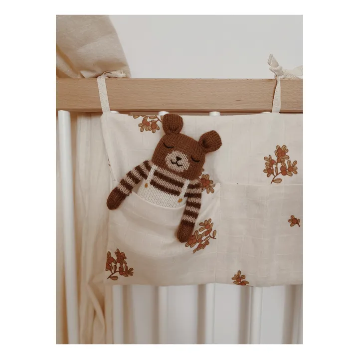 Main Sauvage Doudou Ourson salopette | Ecru
