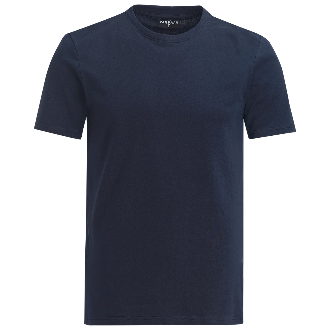 VanVaan Herren T-Shirt im Basic-Look dunkelblau