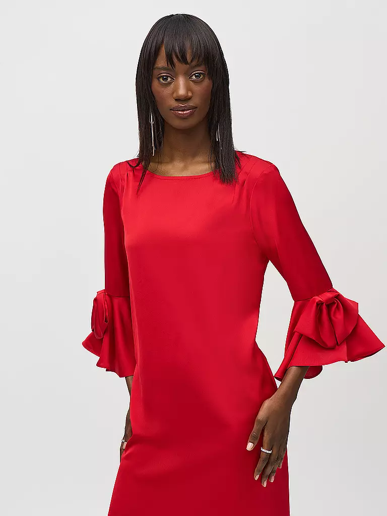 JOSEPH RIBKOFF Midikleid rot