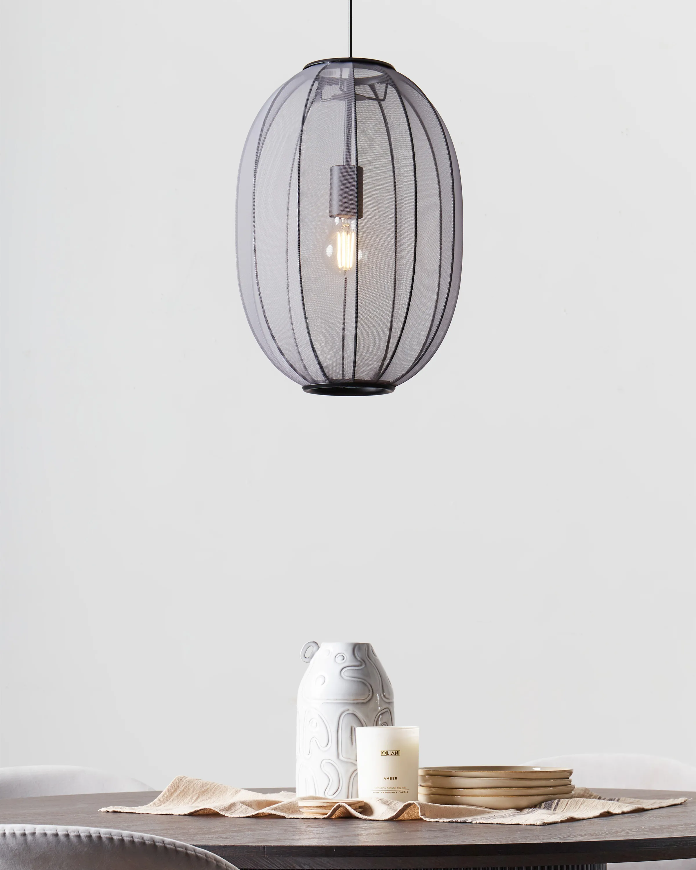 Hanglamp PADAMO Zwart