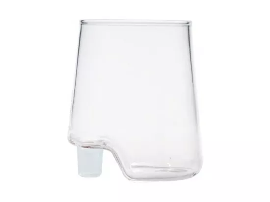 Verre Gamba de Vero Zafferano en verre borosilicaté transparent, boîte de 6 pièces