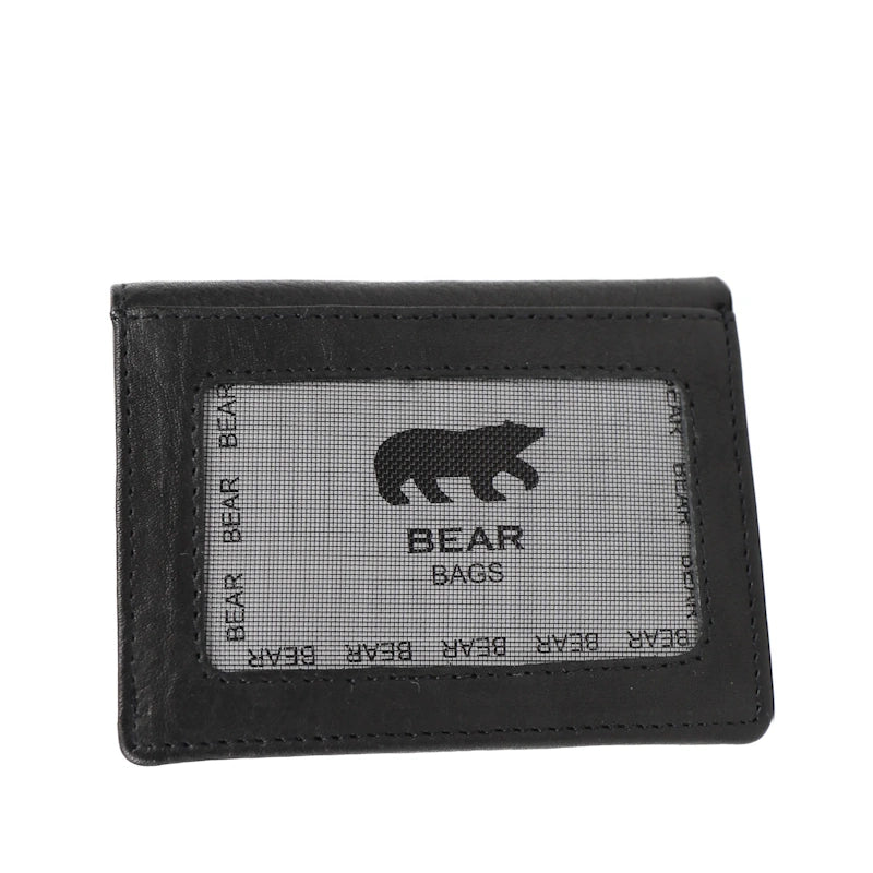 Bear Design Creditcard Etui Cas Zwart