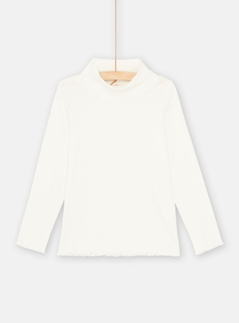 Sous-pull écru pour fille