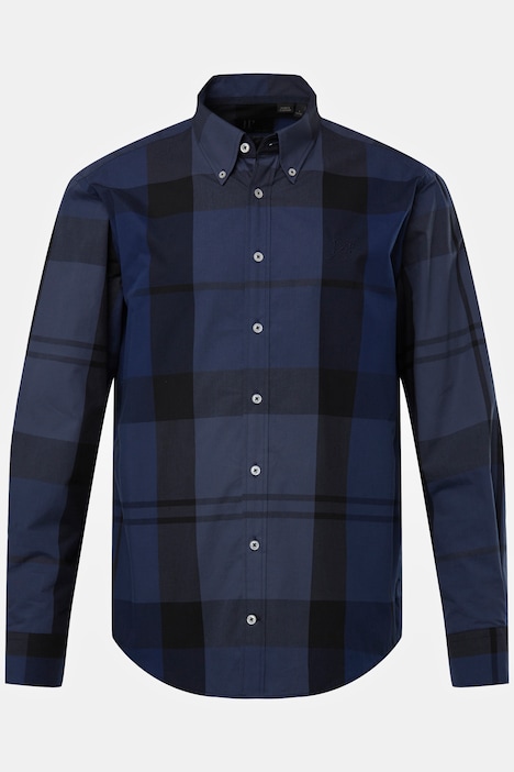 Karohemd, Langarm, Buttondown-Kragen, Modern Fit, bis 8 XL