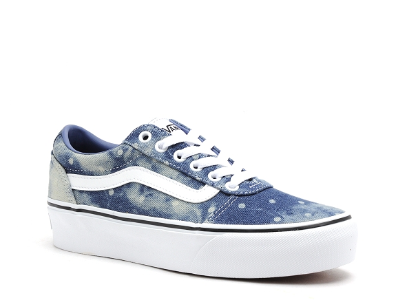 Vans basses femme ward platform tex dd multicolore