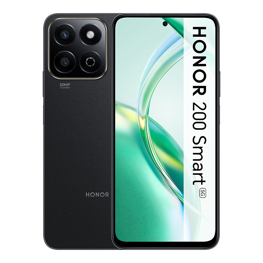 HONOR 200 Smart 5G (Noir) - 256 Go