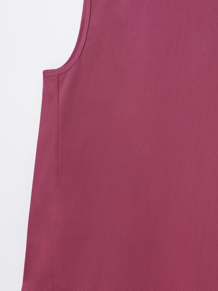 Camiseta esportiva sem mangas - Rosa Pó