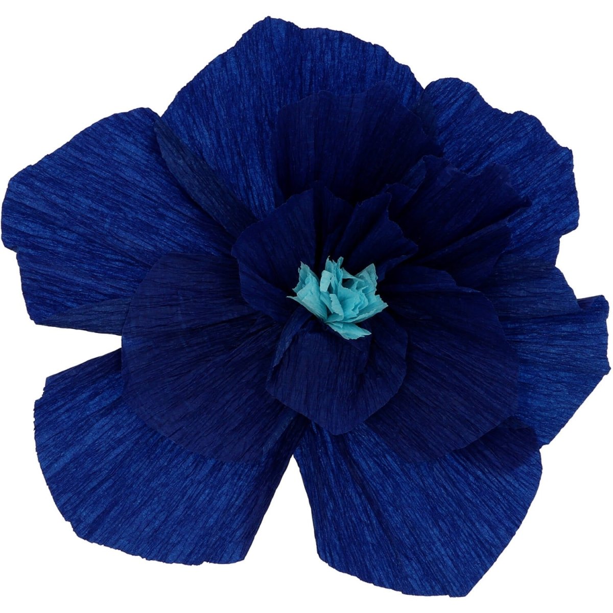 Bloemen Tafeldecoratie Blauw 30cm 3st