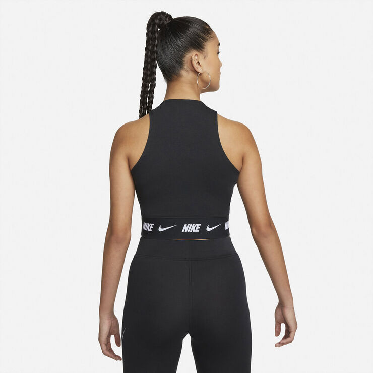 Nike Sportswear Crop top Sort