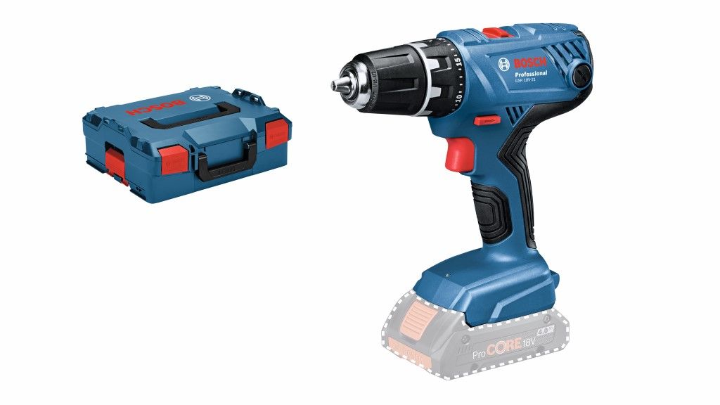 Bosch GSR 18V-21 Accu schroefboormachine (in L-Boxx) - 06019H1009