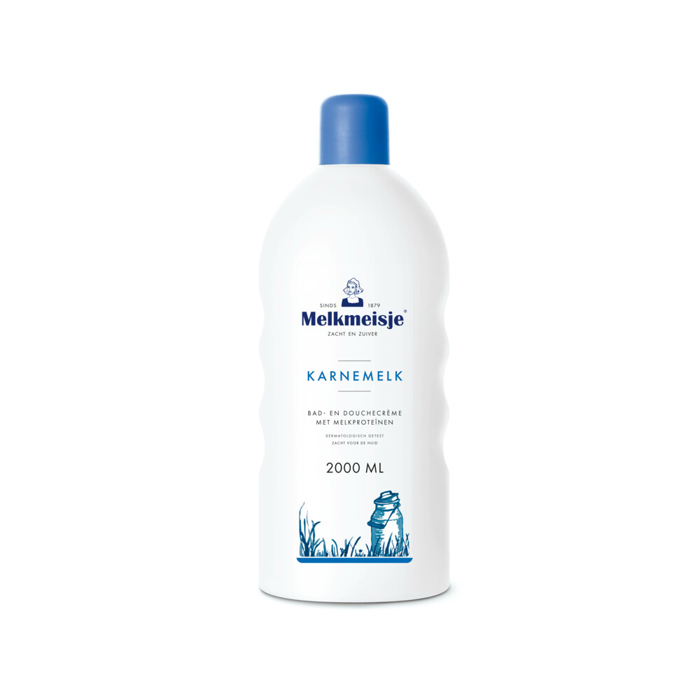 Melkmeisje Bad en Douche Crème Karnemelk2000 ml