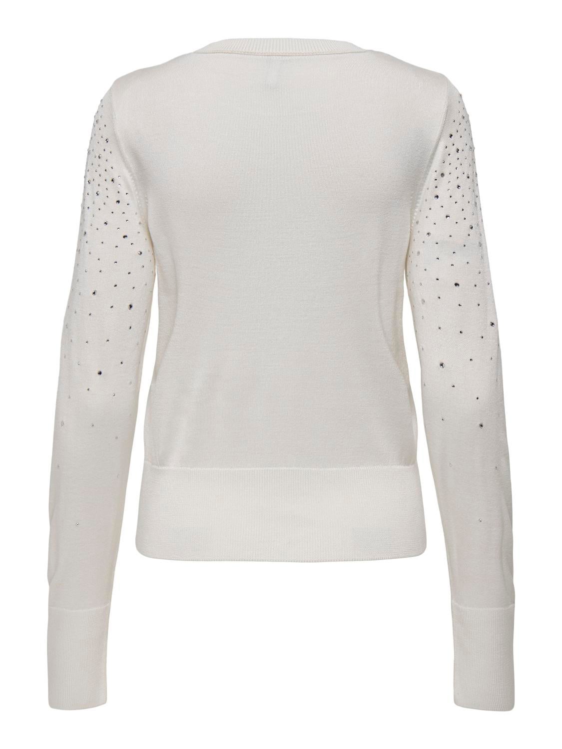 ONLSOLITA Strickpullover Cloud Dancer