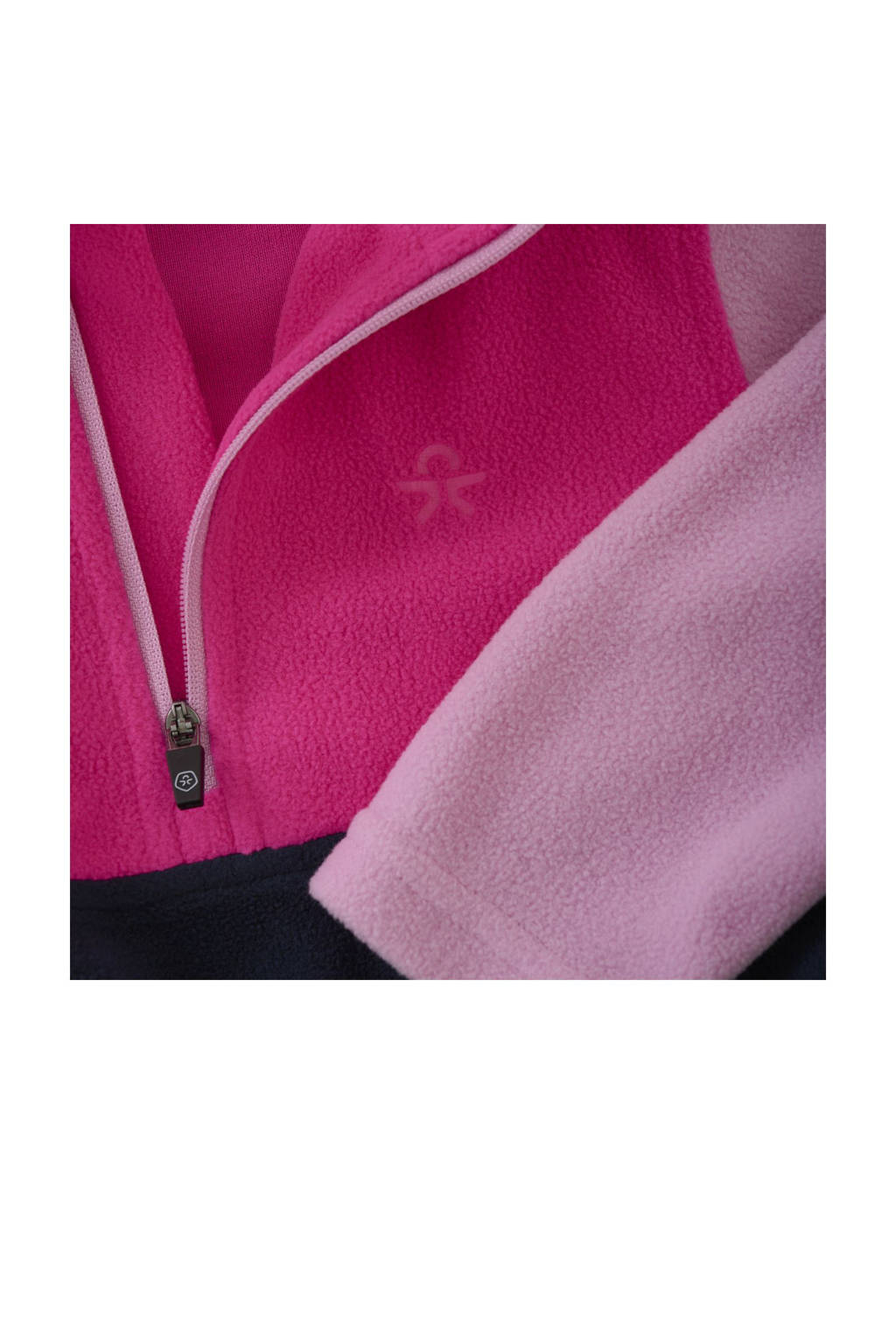 Color Kids skipully fleece roze/zwart