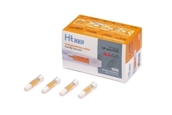 ht one Veiligheidslancet 1,8 MM 100 Stuks