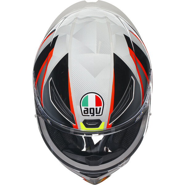 AGV - Casque K1 S Blipper Gris / Noir / Rouge