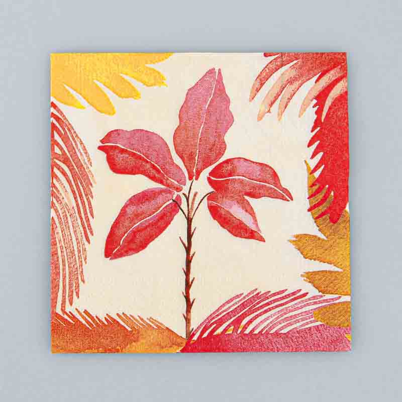 Lot de 20 serviettes 'Nomad tropic'