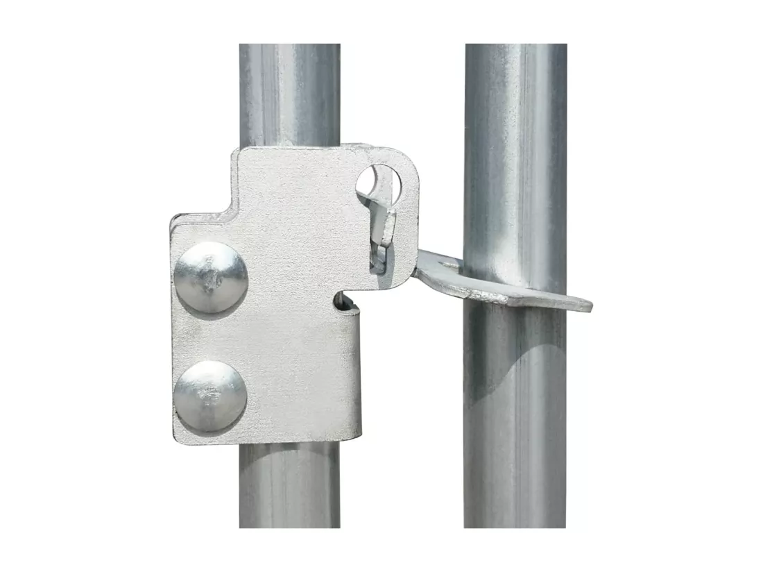 Poulailler 5 x 1 x 1,5 m Acier galvanisé
