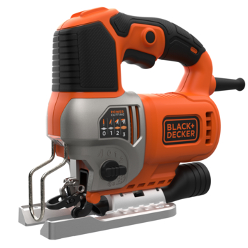 BLACK DECKER decoupeerzaag BES610KAS-QS incl 5 zaagbladen