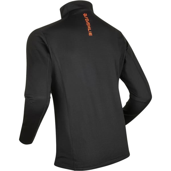 T-shirt trail DAEHLIE HALF ZIP GRID BLACK