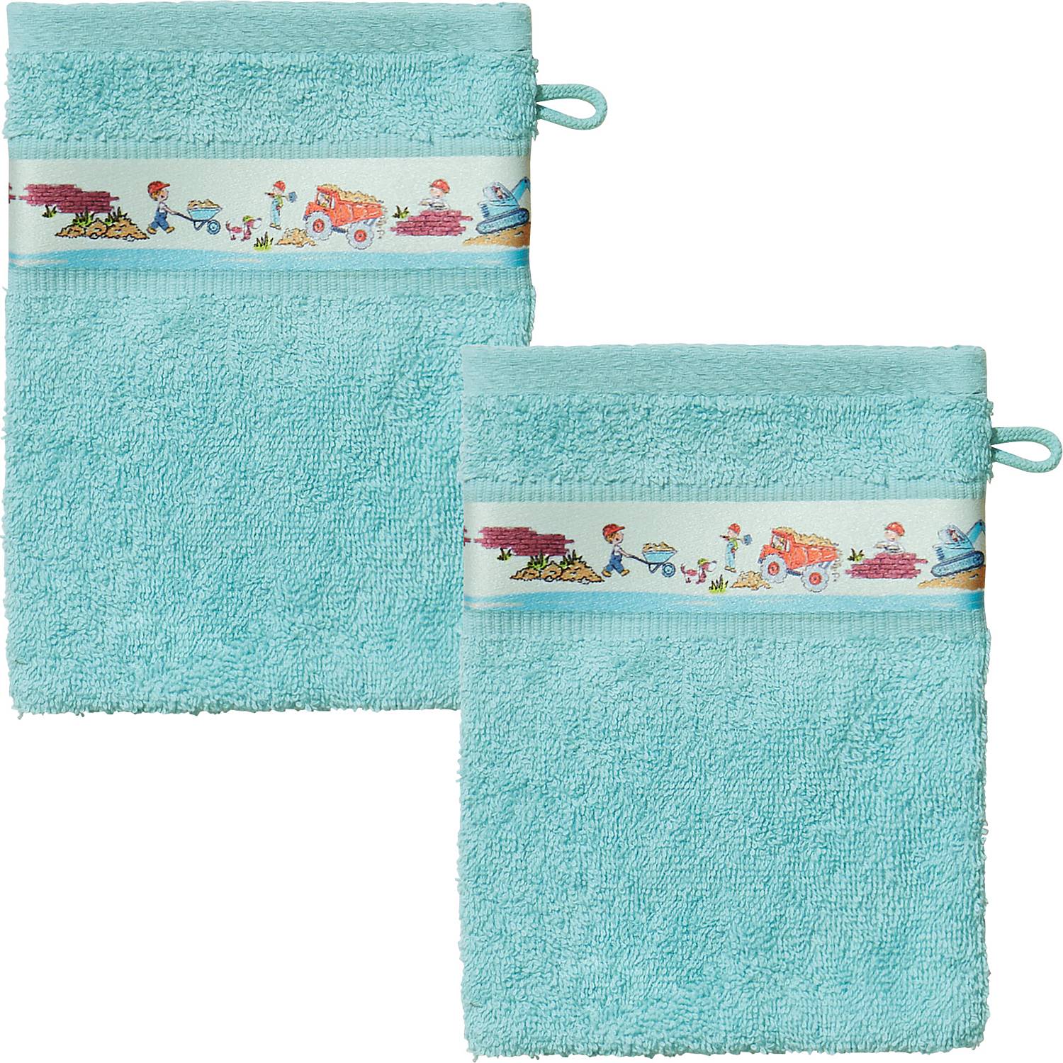 Erwin Müller Walk-Frottier Kinder-Waschhandschuh im 2er-Pack