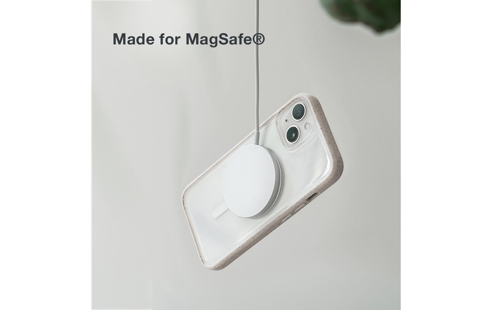 Back Cover Clear Case MagSafe iPhone 14 Plus WeissMagSafe kompatible Schutzhülle für das Apple iPhone 14 Plus