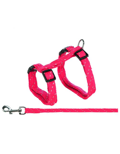 Trixie Kittentuig Met Riem Reflecterend - Kattenharnas - 27-45 cm