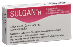 SULGAN N Suppositorien, 10 Stück