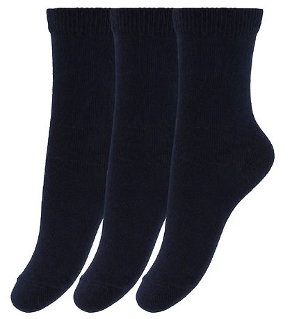Melton Socken - 3er-Pack - Navy