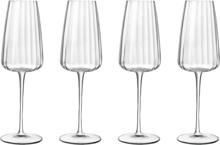 Luigi Bormioli Champagneglas Optica 21 cl 4 stk. Klar