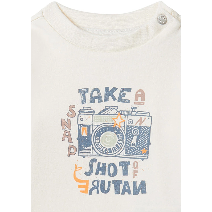 Noppies Langarmshirt Biscoe Whitecap Gray