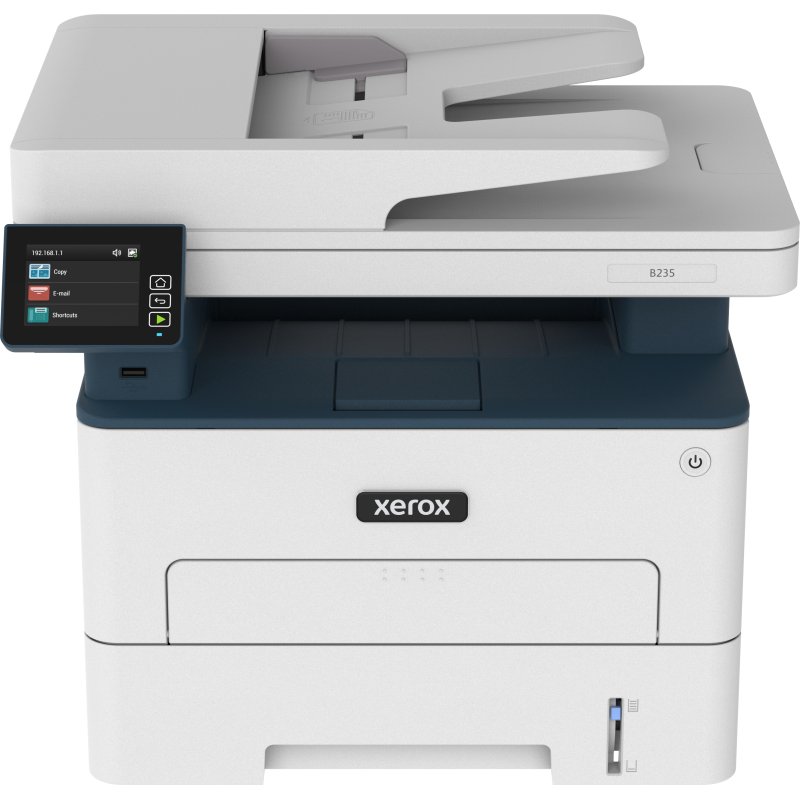 Xerox B235 copie/impression/numérisation/télécopie recto verso sans fil A4, 34 ppm, PS3 PCL5e/6, chargeur automatique de documents, 2 magasins, total 251 feuilles