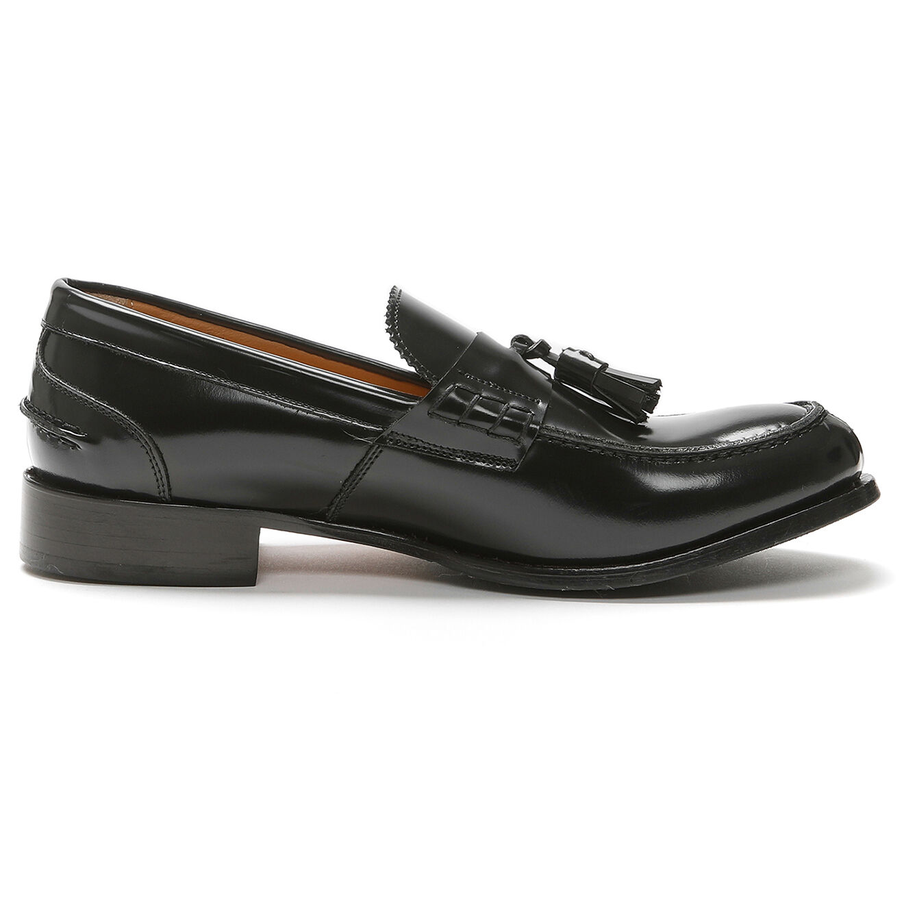 British Passport Mocassins en Cuir Mark noirs