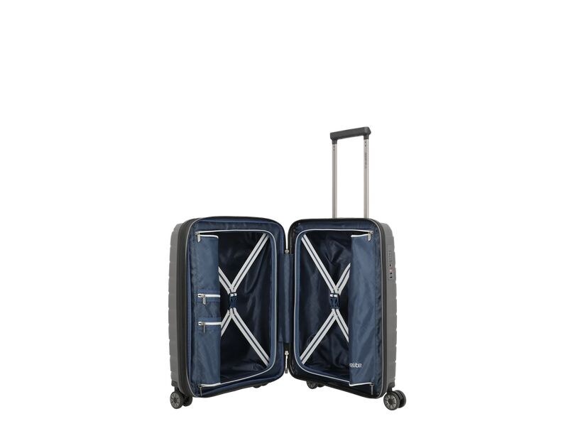 travelite Air Base Trolley S erweiterbar, Anthrazit Reisekoffer