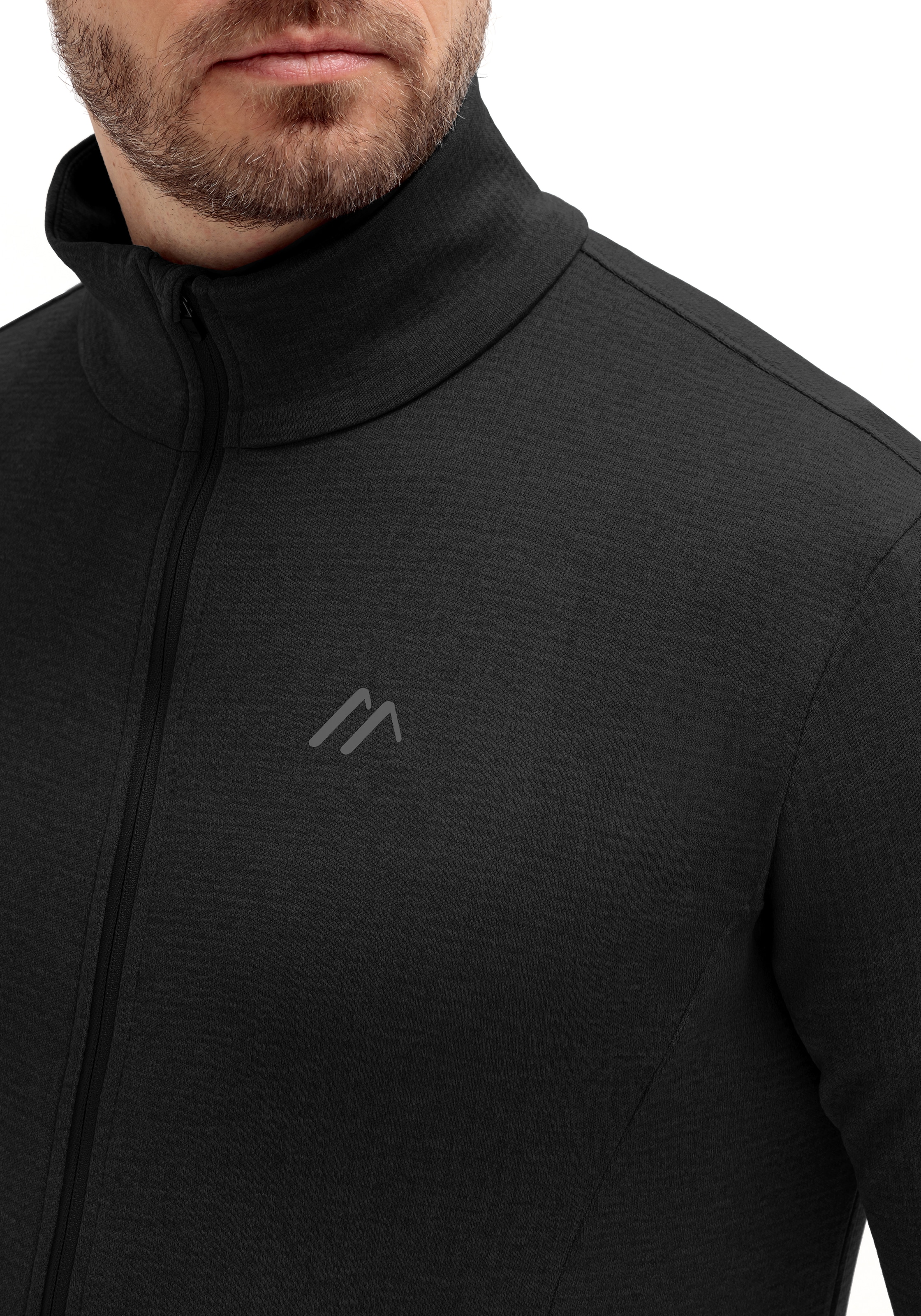 Maier Sports Fleecejacke »Sinaia M« Herren Midlayer, atmungsaktiv und schnelltrocknend, Slim Fit