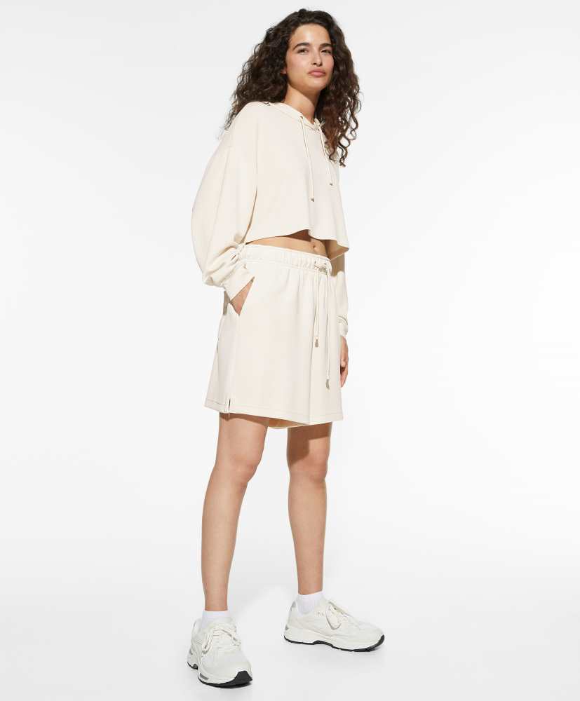 Moletom cropped de modal