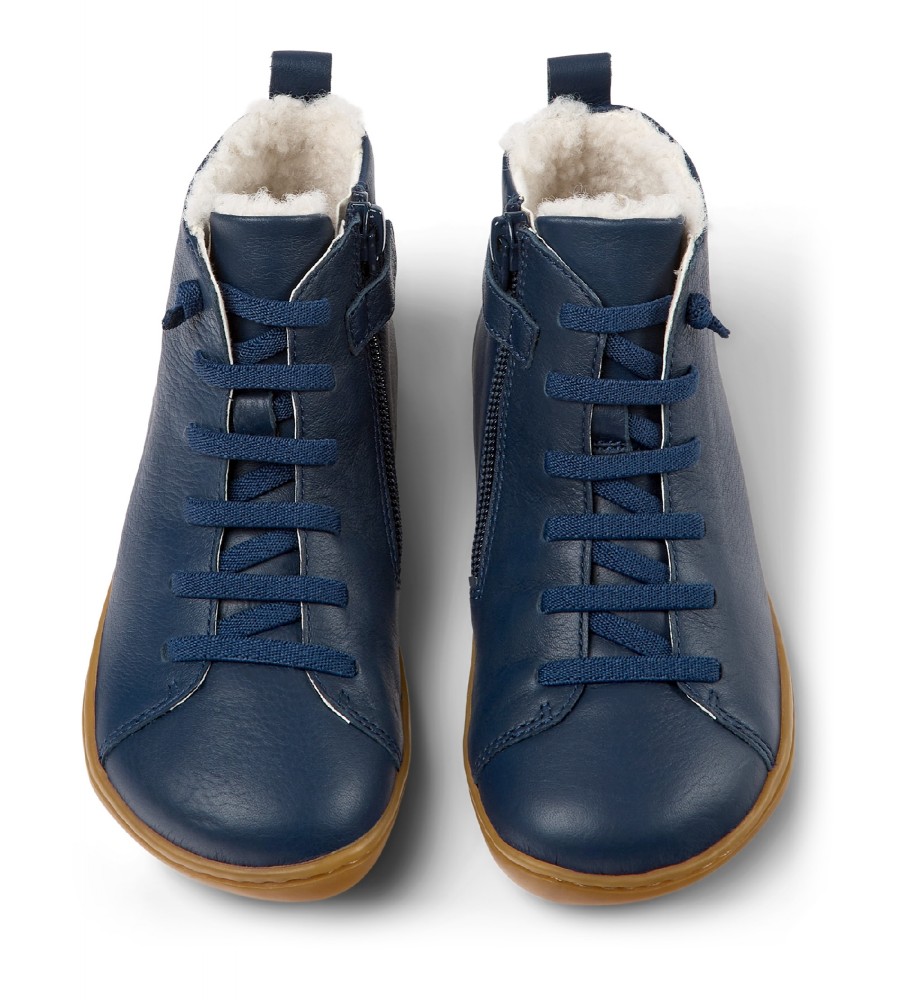 Camper Botines de Piel Peu Cami marinho