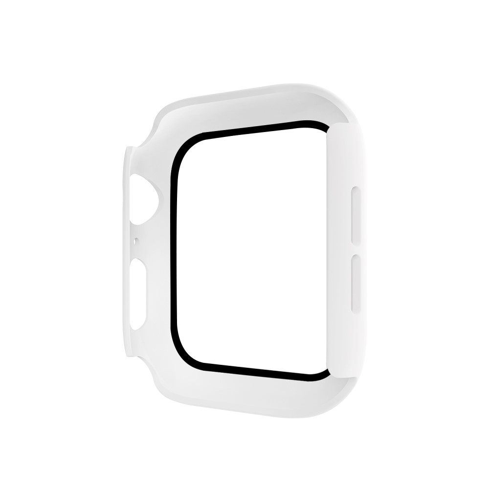 Apple Watch (44mm) Hardcase Bumper   Display Schutzfolie - Weiss