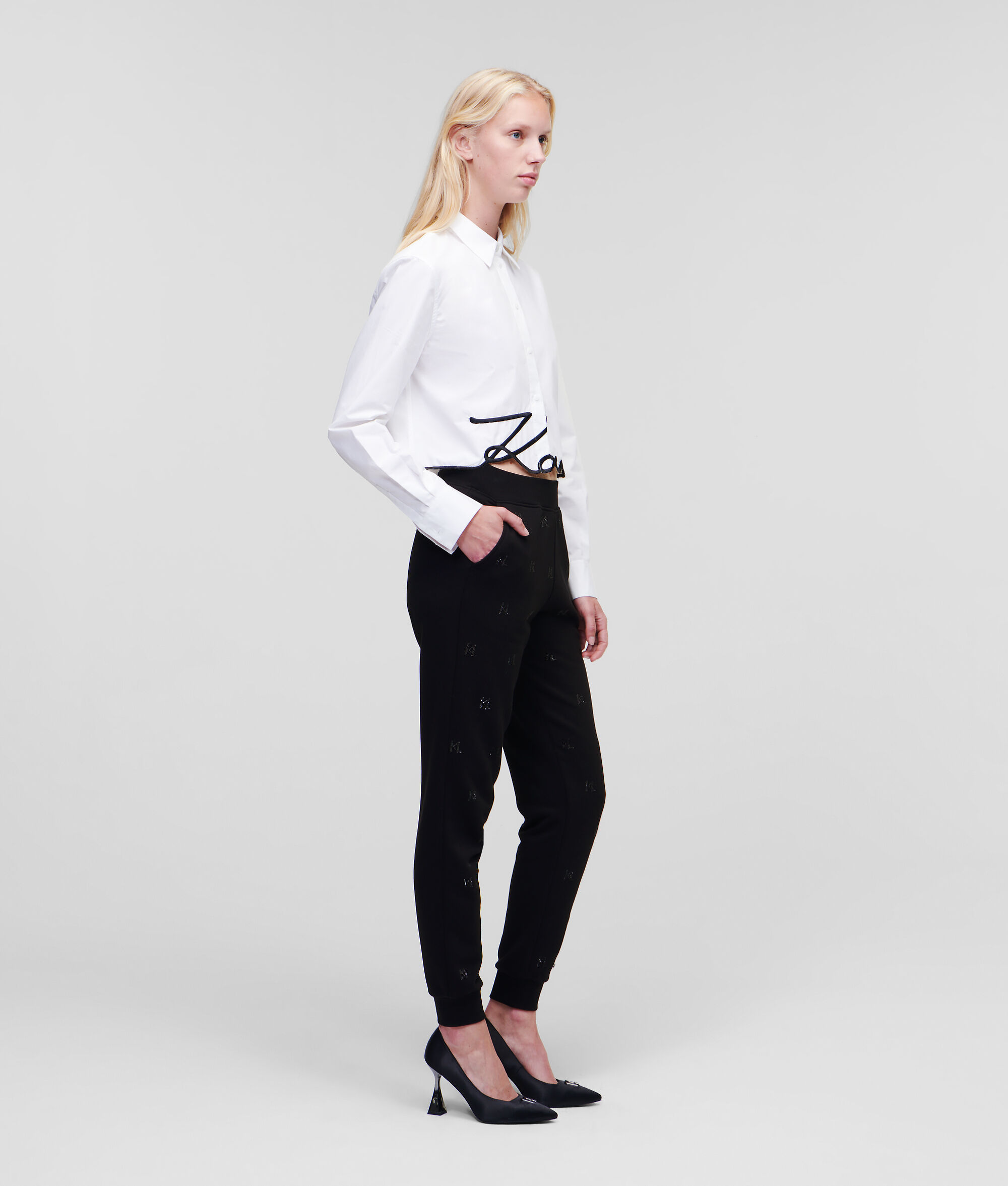 JOGGING KL MONOGRAM EN STRASS