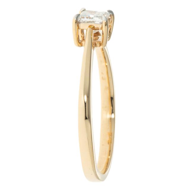 Solitär-Ring, Princess Diamant, SI, 0,50 ct.
