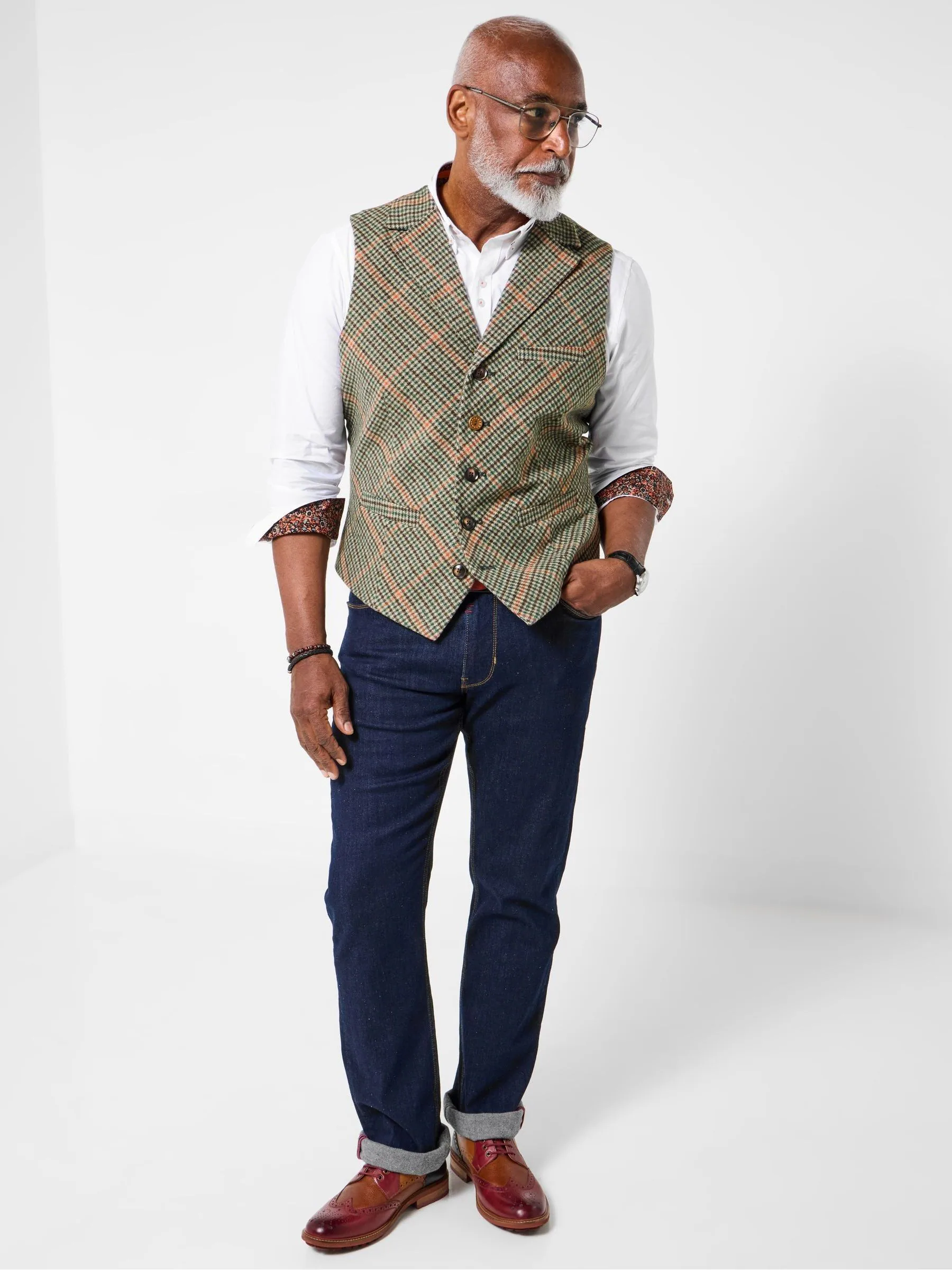 Joe Browns Patterned Lining Waistcoat
