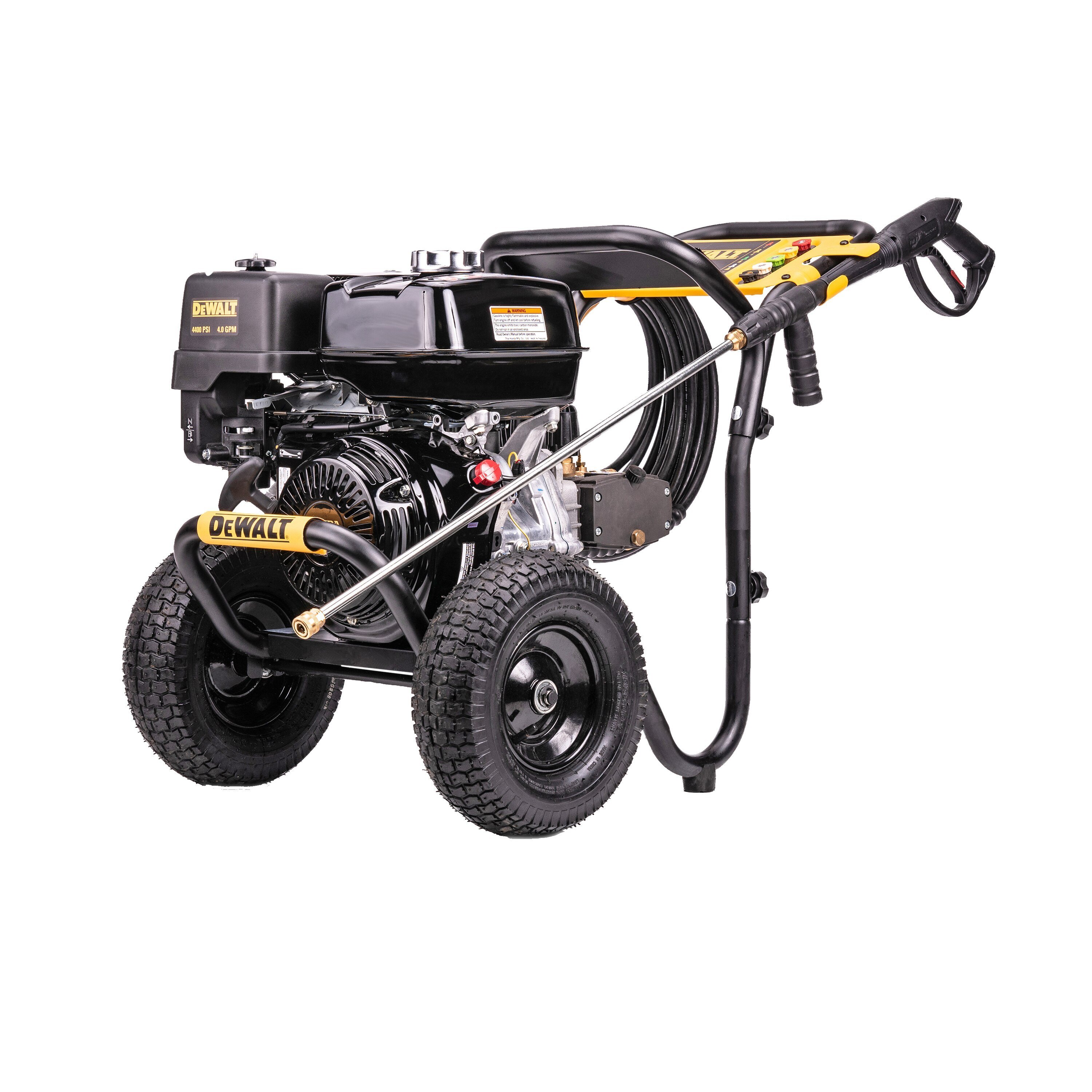 DEWALT DXPW4440 4400 PSI AT 4.0 GPM COLD WATER GAS PRESSURE WASHER POWERED BY HONDA WITH AAA TRIPLEX PUMP