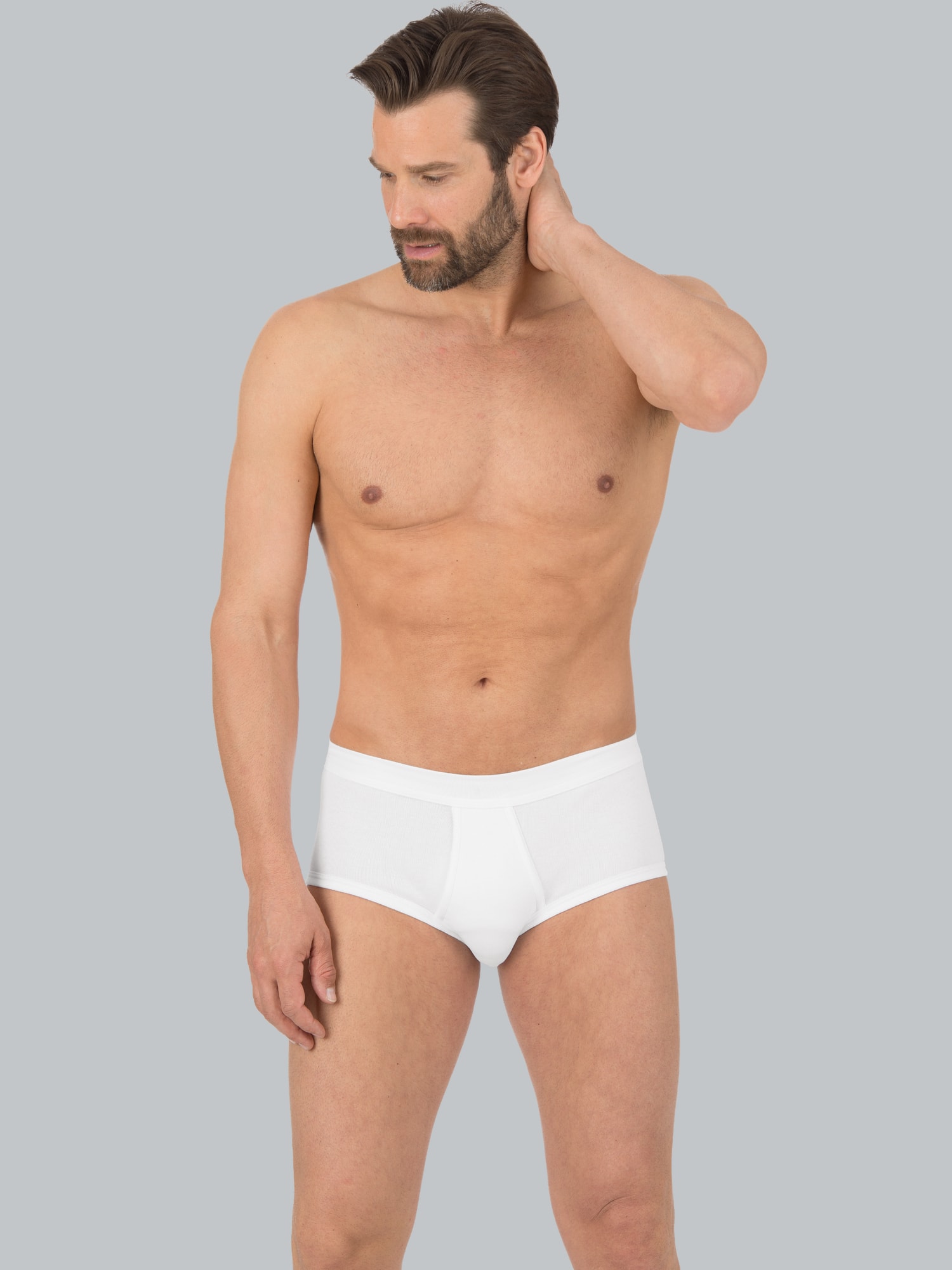 Slip Feinripp im Doppelpack Weiss