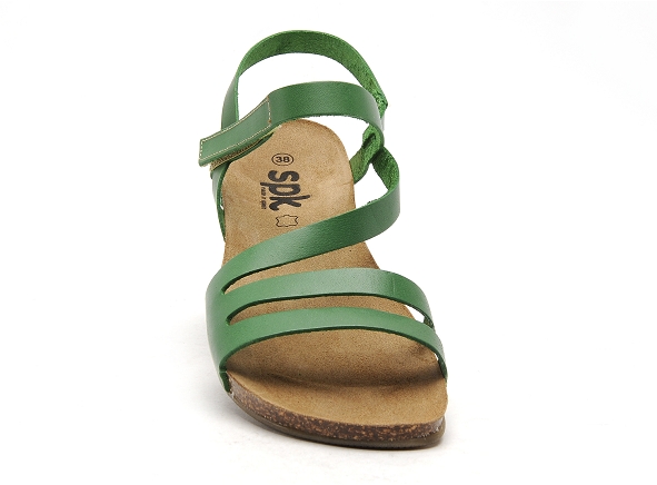 Spike nu pieds plats femme 143 vert