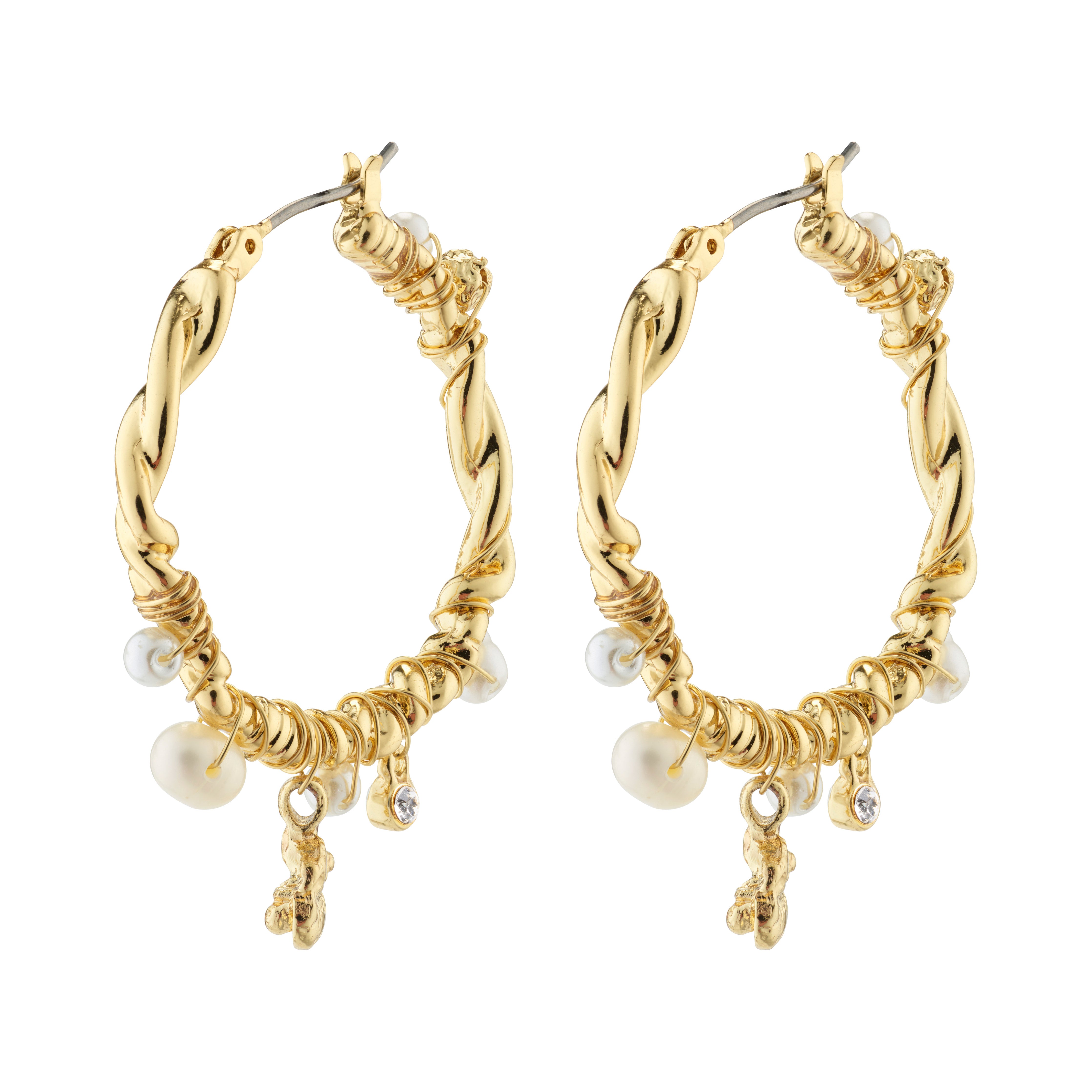PILGRIM  Ana hoops - forgyldt
