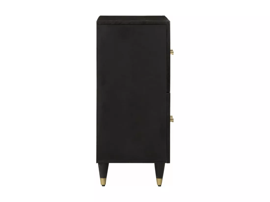 Armoire latérale 60x33x75 cm bois massif de manguier
