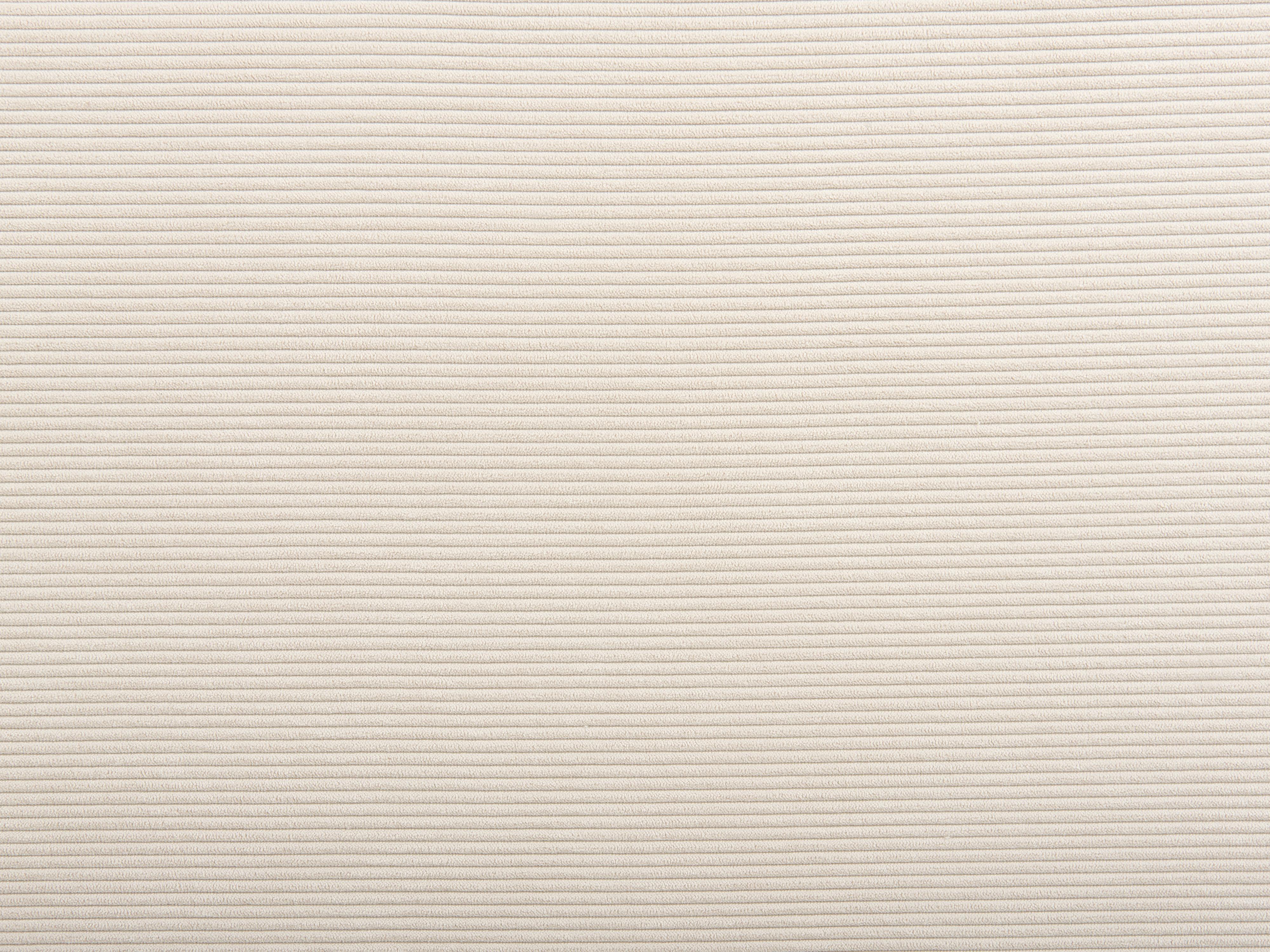 Bed Corduroy VALOGNES 180 x 200 cm Lichtbeige