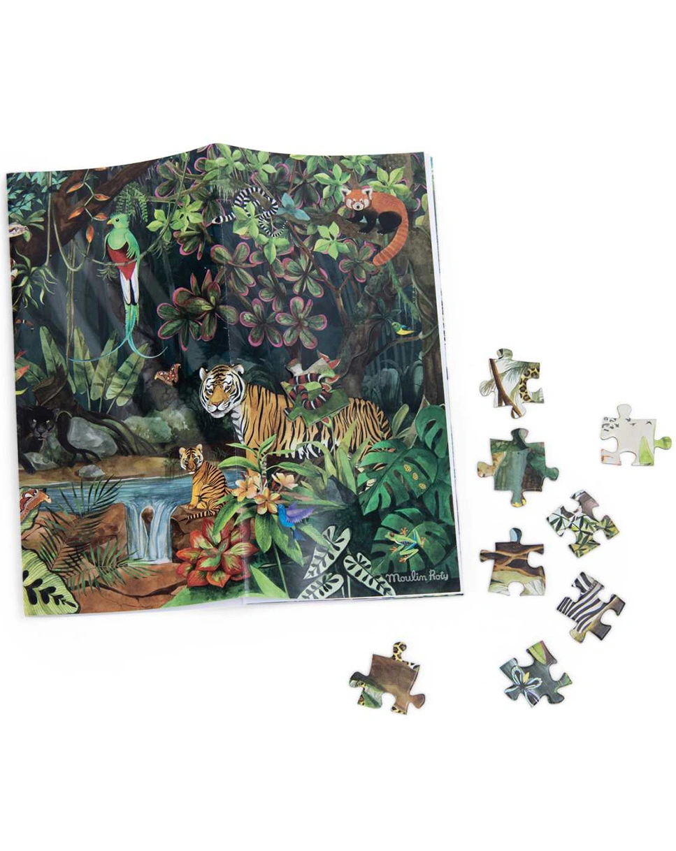 Puzzle REGENWALD 350-teilig in bunt