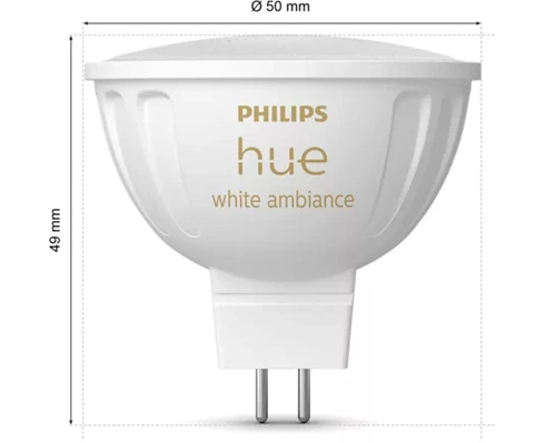 Philips HueWA 5.1W MR16 2P EU