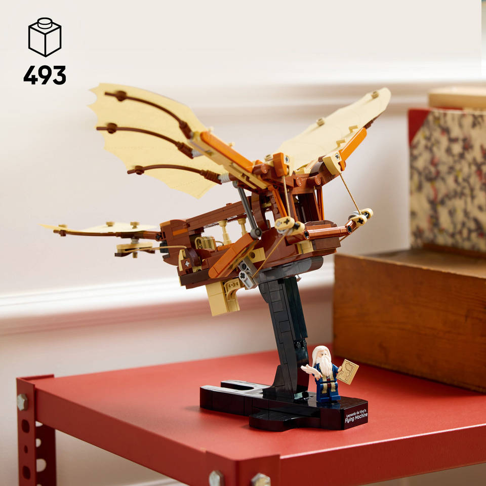 LEGO Icons de vliegmachine van Leonardo da Vinci 10363