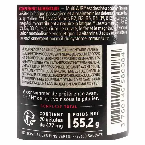 Protifast Multivitaminas RDA 90 cápsulas